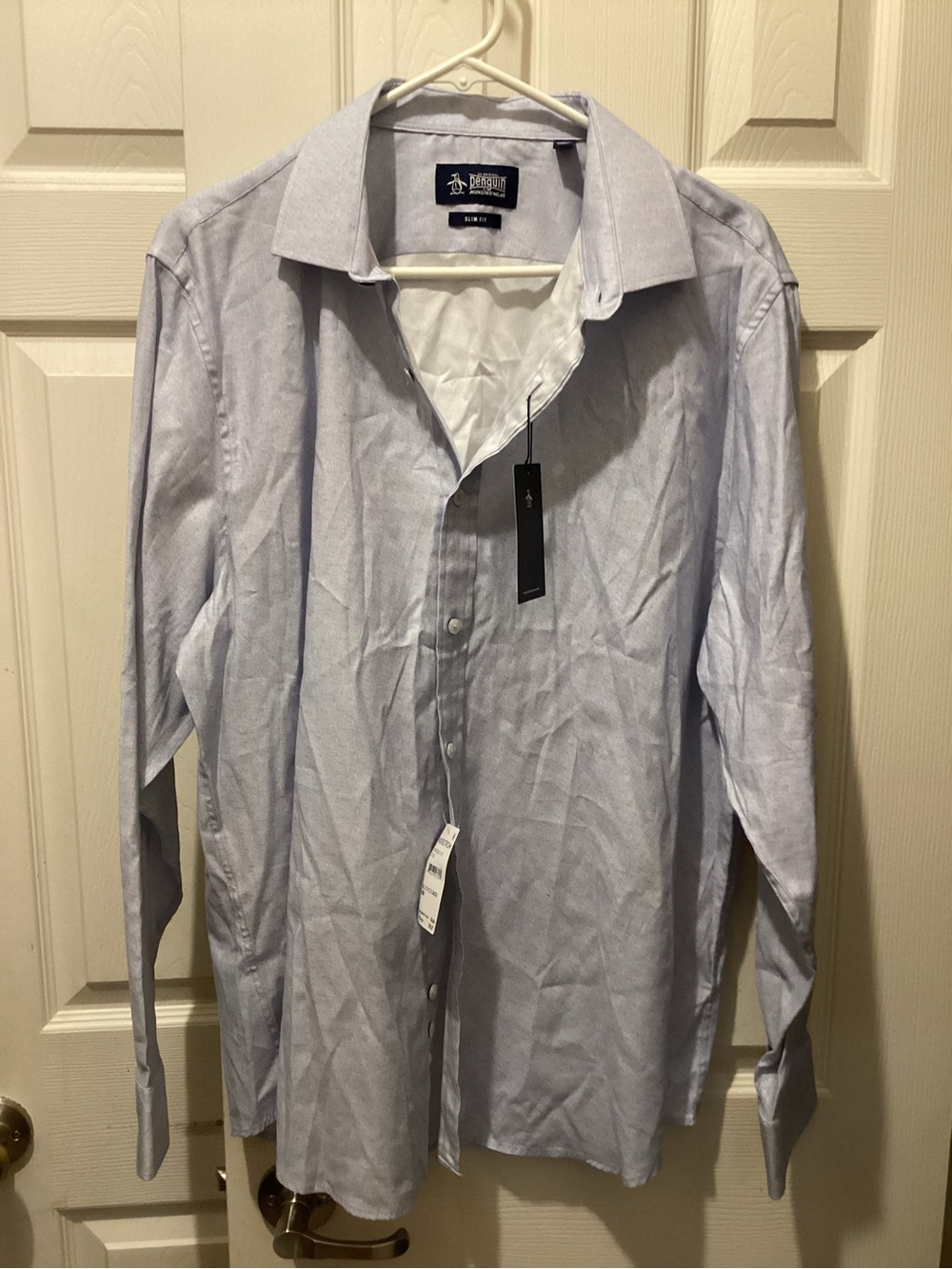 Van Heusen Light Blue Men's Dress Shirt - Long Sleeve